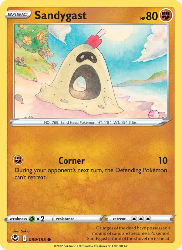 Sandygast card from Silver Tempest, number 099/195