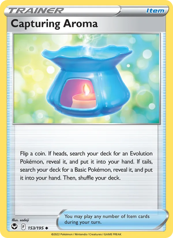 Capturing Aroma card from Silver Tempest, number 153/195