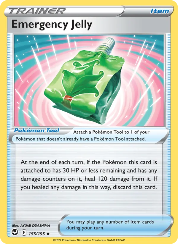 Emergency Jelly card from Silver Tempest, number 155/195