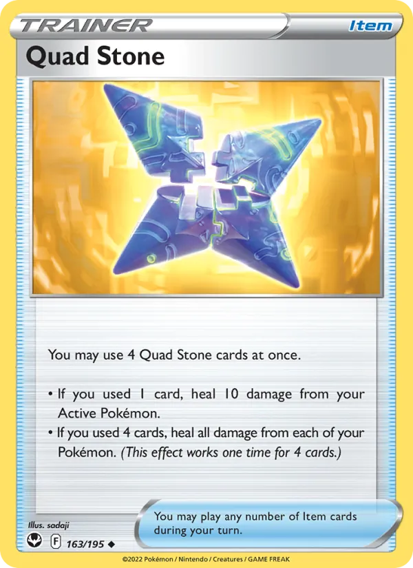 Quad Stone card from Silver Tempest, number 163/195