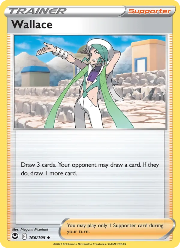 Wallace card from Silver Tempest, number 166/195