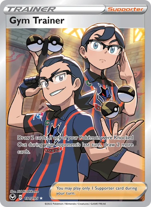 Gym Trainer card from Silver Tempest, number 191/195