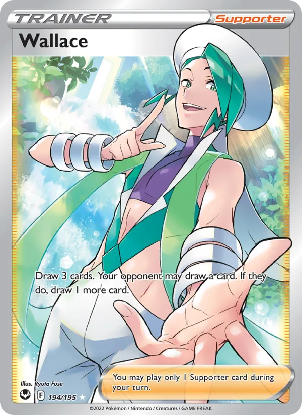 Wallace card from Silver Tempest, number 194/195