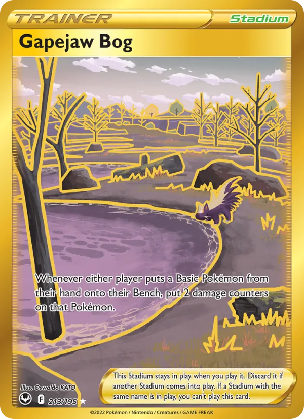 Gapejaw Bog card from Silver Tempest, number 213/195