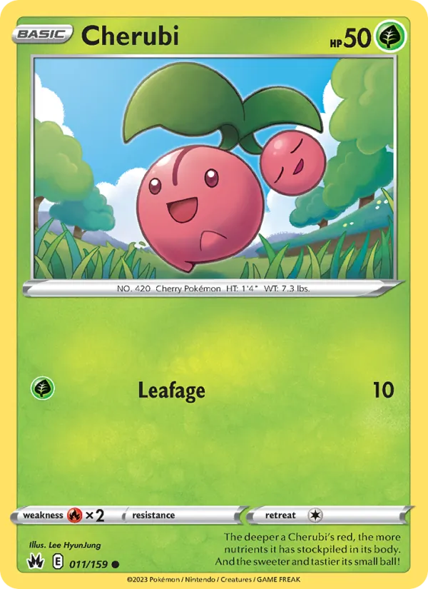 Cherubi card from Crown Zenith, number 011/159