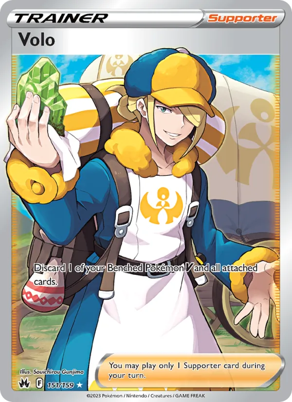 Volo card from Crown Zenith, number 151/159