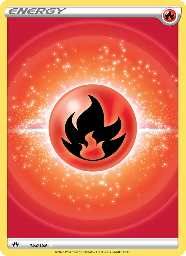 Fire Energy card from Crown Zenith, number 153/159