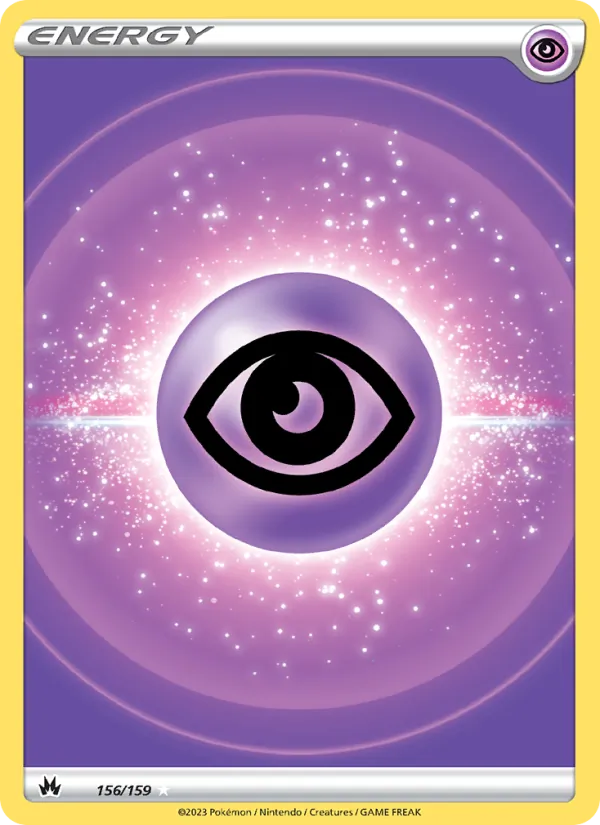 Psychic Energy card from Crown Zenith, number 156/159