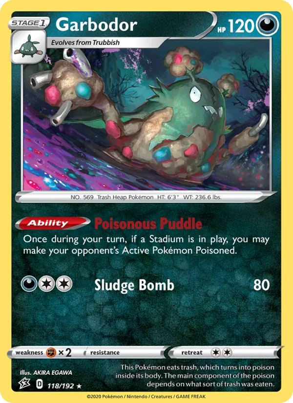 Kartu Garbodor dari Rebel Clash, nomor 118/192