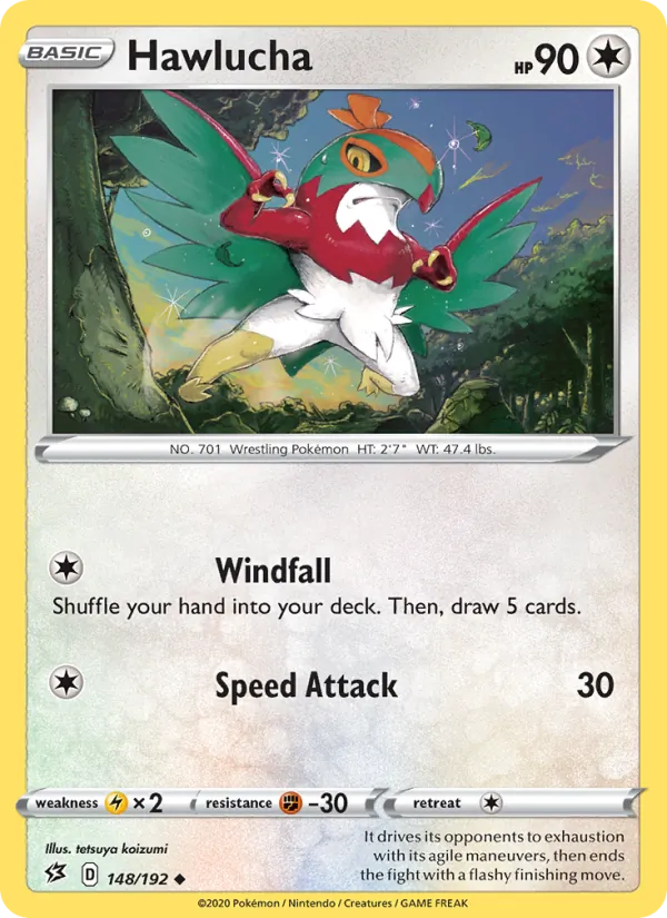 Kaart Hawlucha uit Rebel Clash, nummer 148/192