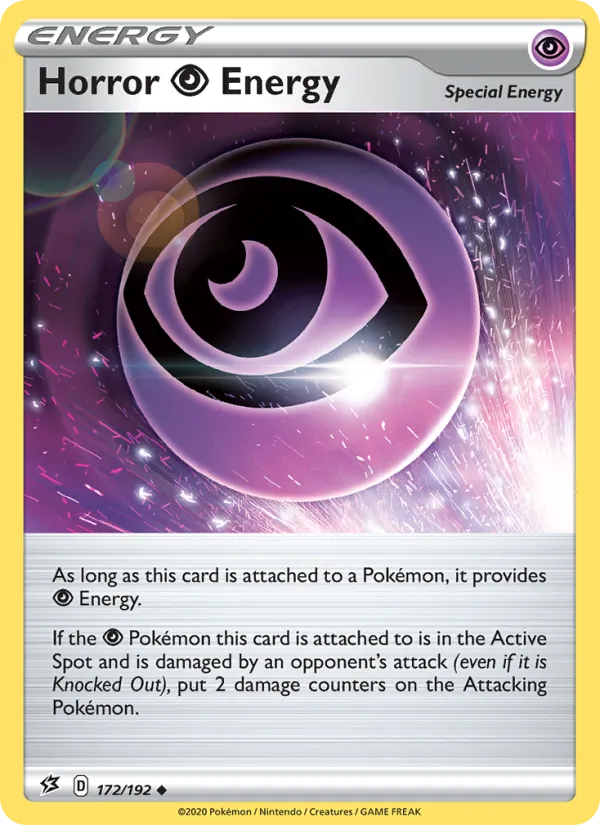 Kartu Horror Psychic Energy dari Rebel Clash, nomor 172/192