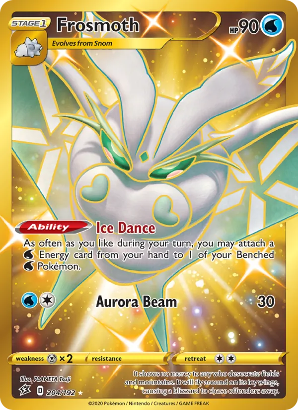 Frosmoth card from Rebel Clash, number 204/192