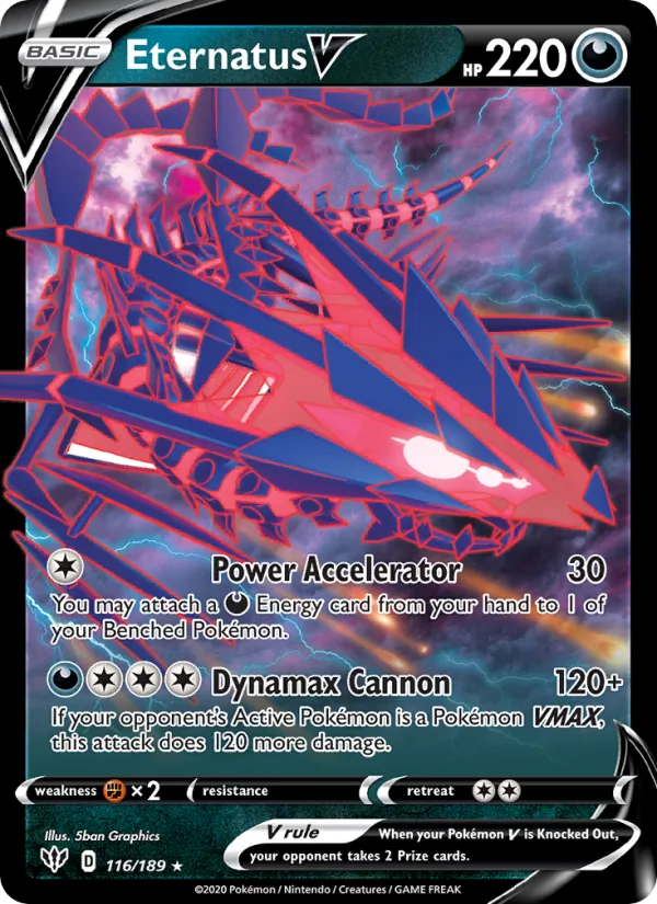 Kaart Eternatus V uit Darkness Ablaze, nummer 116/189