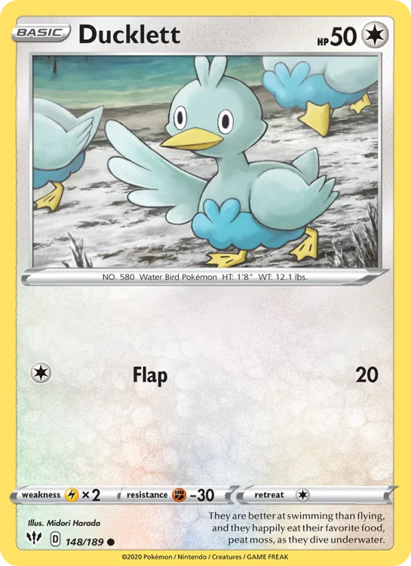 Kartu Ducklett dari Darkness Ablaze, nomor 148/189
