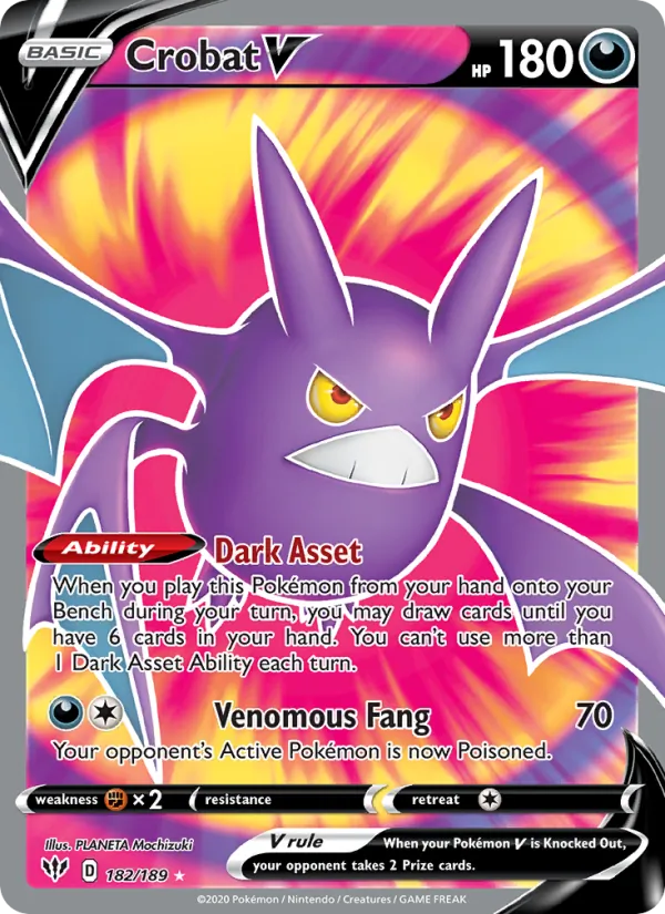Kartu Crobat V dari Darkness Ablaze, nomor 182/189