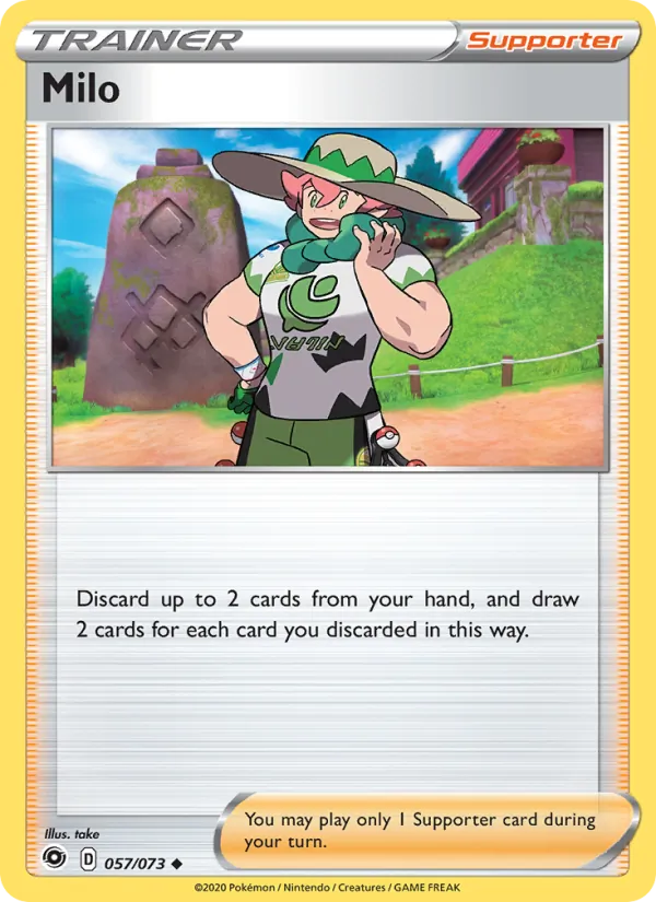 Kartu Milo dari Champion's Path, nomor 57/73