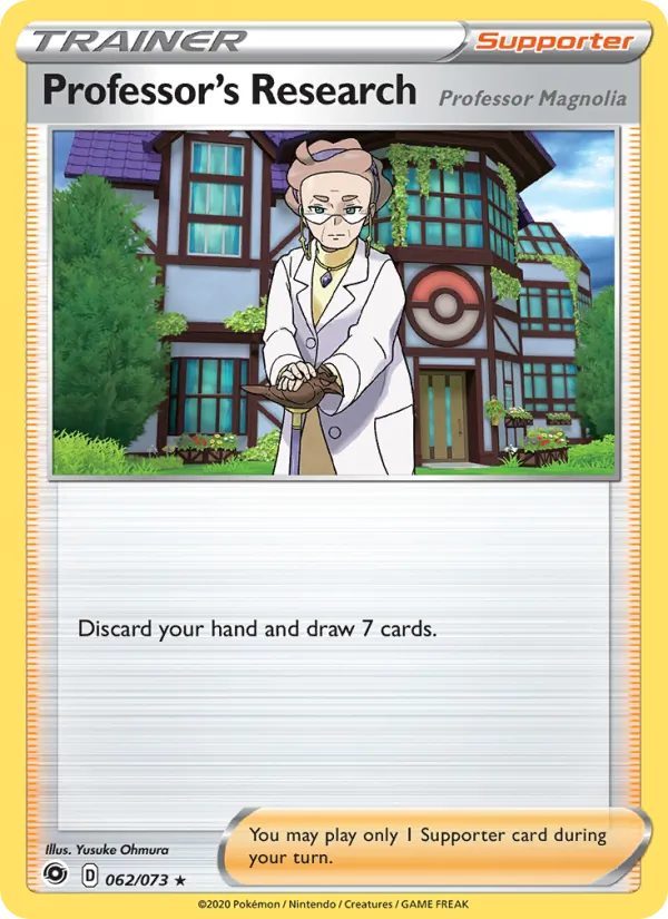 Kartu Professor's Research (Professor Magnolia) dari Champion's Path, nomor 62/73