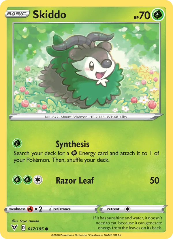 Kartu Skiddo dari Vivid Voltage, nomor 17/185