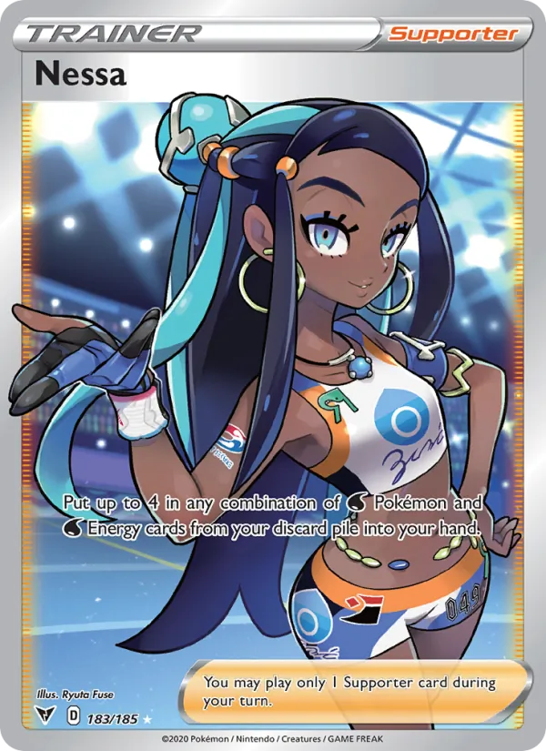 Nessa card from Vivid Voltage, number 183/185