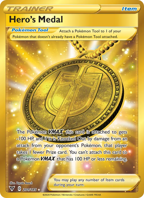 Kartu Hero's Medal dari Vivid Voltage, nomor 201/185