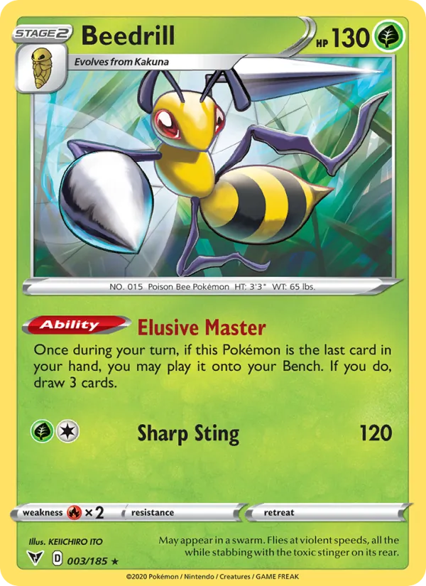 Kartu Beedrill dari Vivid Voltage, nomor 3/185