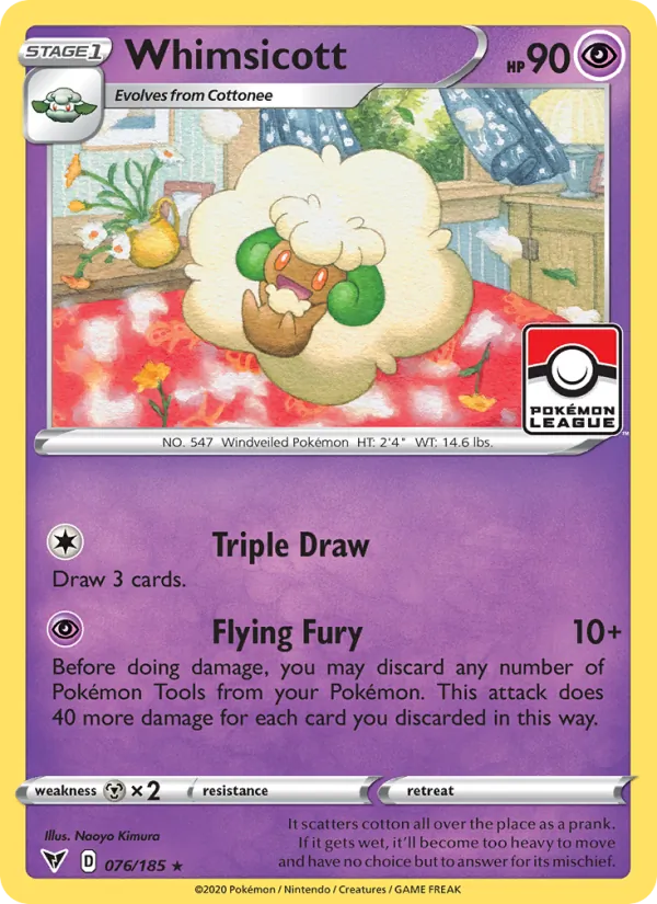 Kaart Whimsicott uit Vivid Voltage, nummer 76/185
