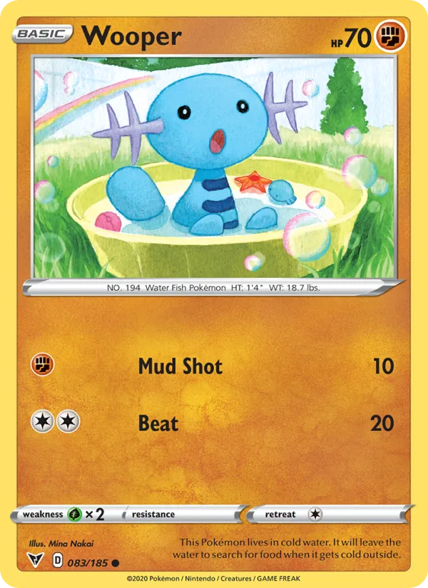 Kaart Wooper uit Vivid Voltage, nummer 83/185