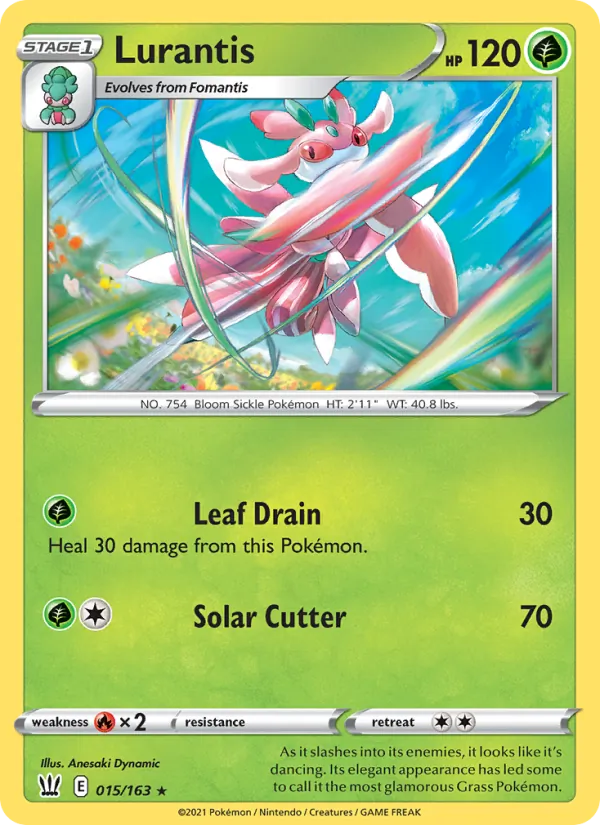Kaart Lurantis uit Battle Styles, nummer 15/163