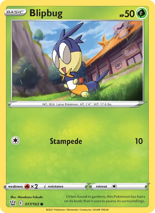 Kaart Blipbug uit Battle Styles, nummer 17/163