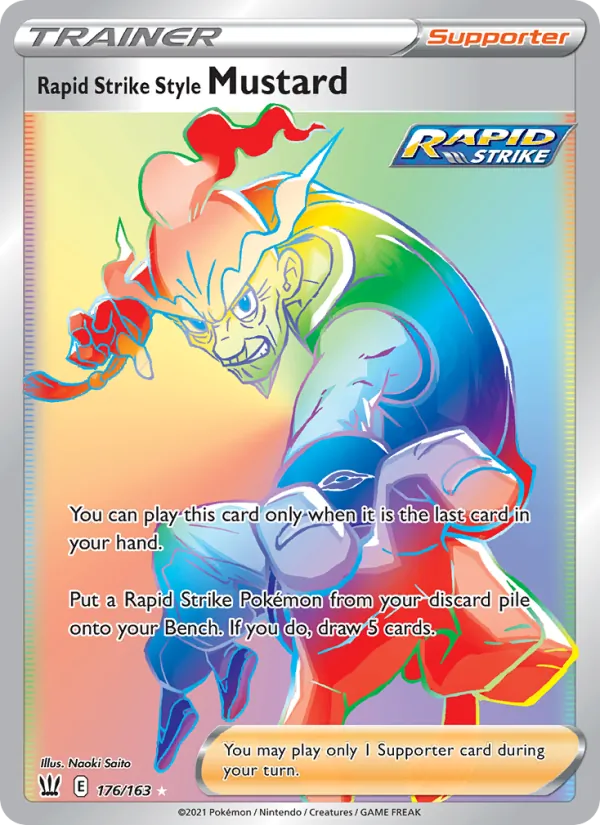 Kaart Rapid Strike Style Mustard uit Battle Styles, nummer 176/163