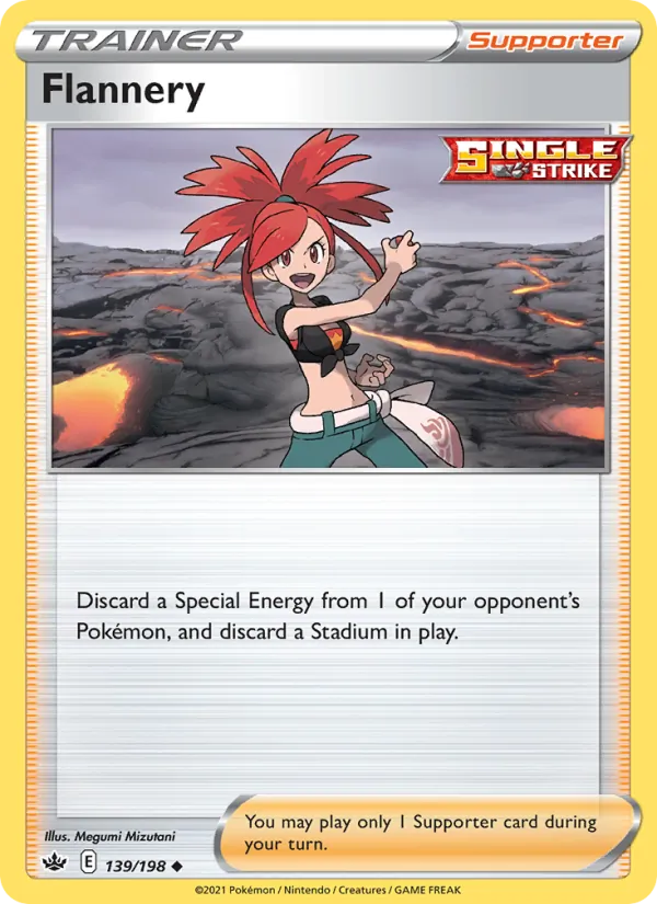 Kaart Flannery uit Chilling Reign, nummer 139/198