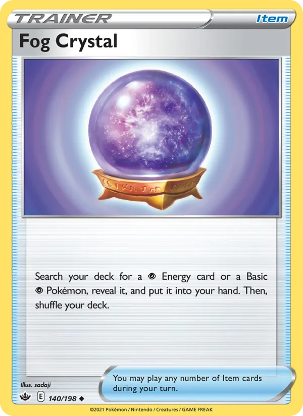 Kartu Fog Crystal dari Chilling Reign, nomor 140/198