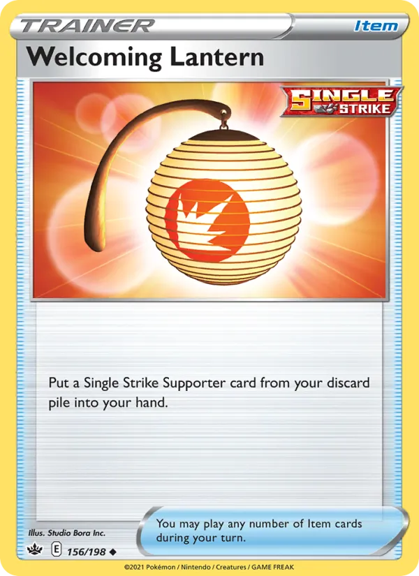 Kartu Welcoming Lantern dari Chilling Reign, nomor 156/198