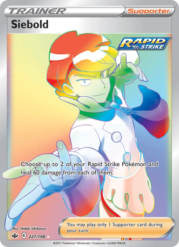 Kaart Siebold uit Chilling Reign, nummer 221/198