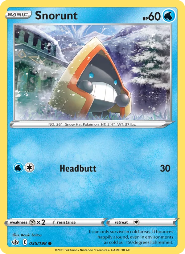 Kartu Snorunt dari Chilling Reign, nomor 35/198
