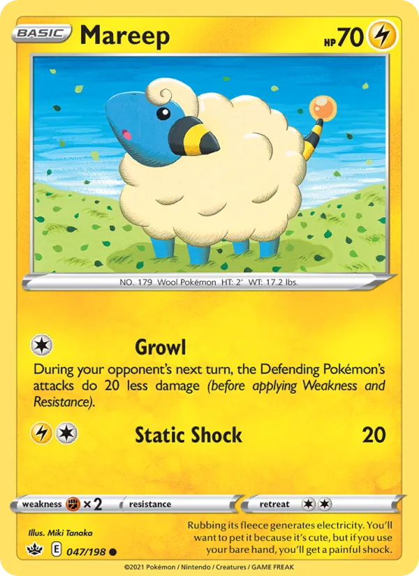 Kartu Mareep dari Chilling Reign, nomor 47/198