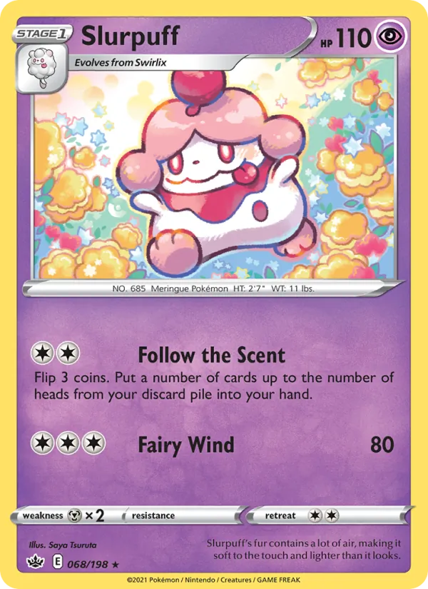 Kaart Slurpuff uit Chilling Reign, nummer 68/198