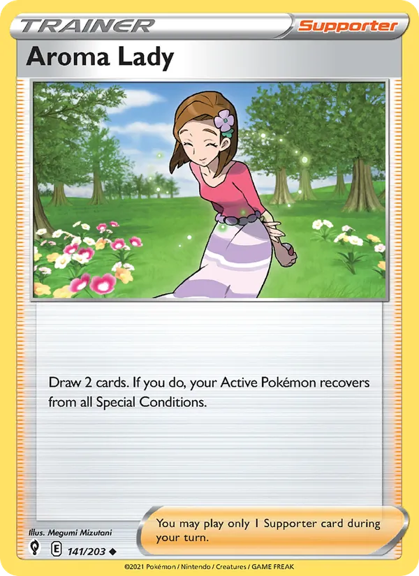 Kaart Aroma Lady uit Evolving Skies, nummer 141/203