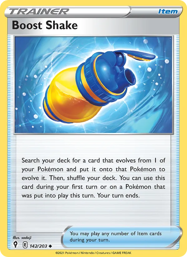 Kartu Boost Shake dari Evolving Skies, nomor 142/203