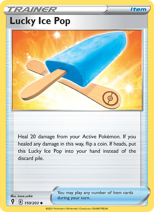 Kartu Lucky Ice Pop dari Evolving Skies, nomor 150/203