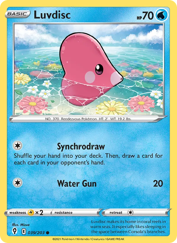 Kartu Luvdisc dari Evolving Skies, nomor 39/203