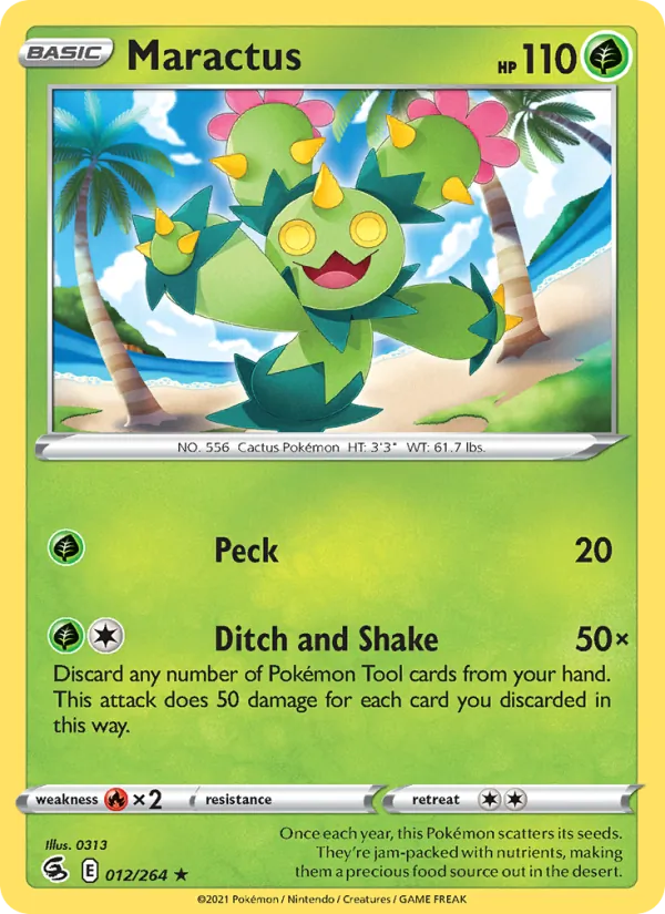 Kartu Maractus dari Fusion Strike, nomor 12/264