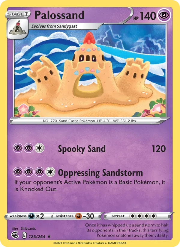 Palossand card from Fusion Strike, number 126/264