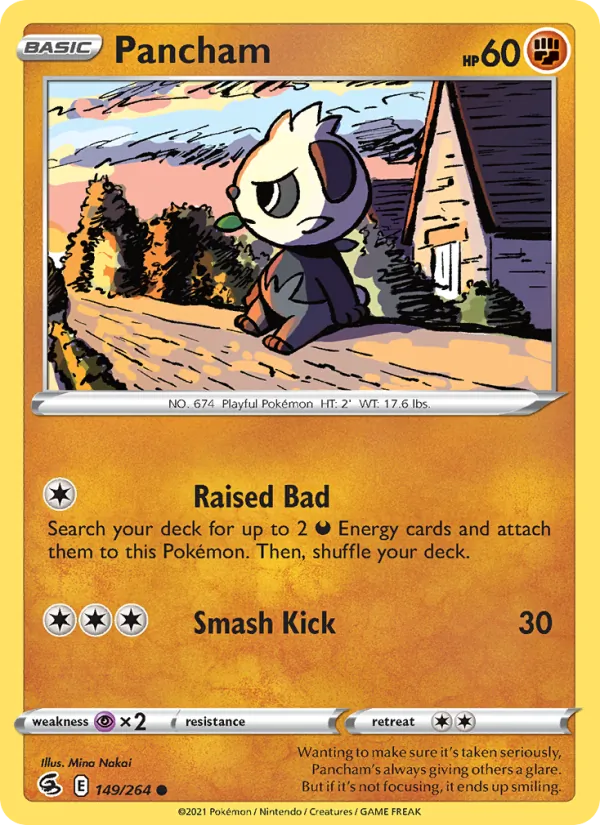 Kartu Pancham dari Fusion Strike, nomor 149/264