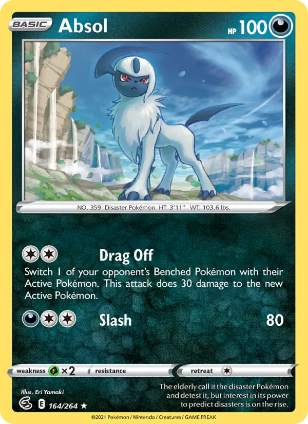 Kartu Absol dari Fusion Strike, nomor 164/264