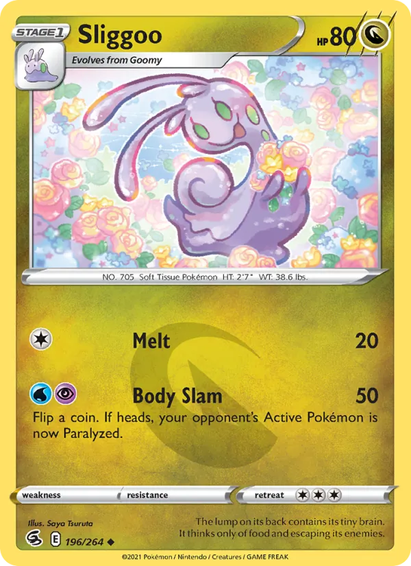 Kartu Sliggoo dari Fusion Strike, nomor 196/264