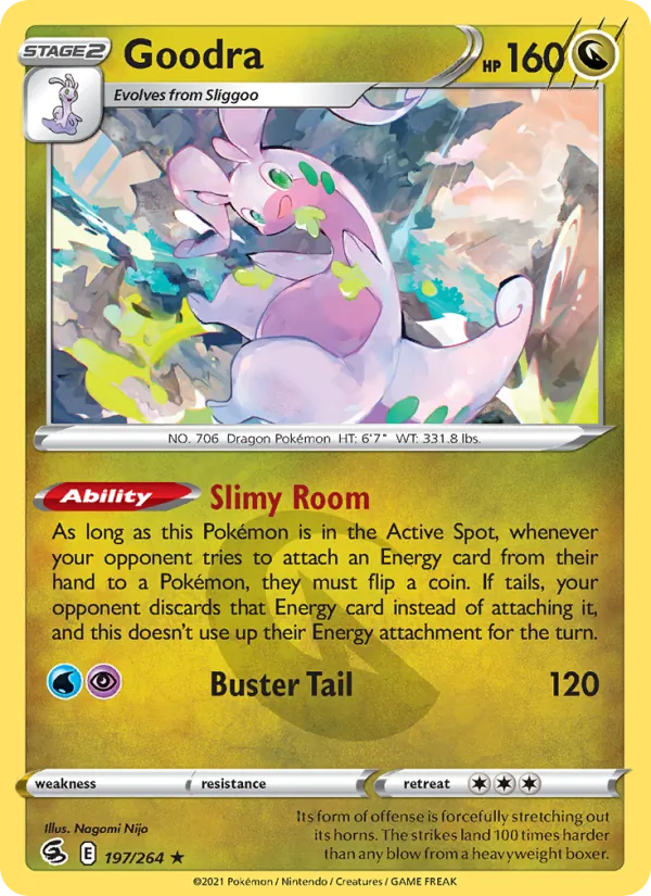Kaart Goodra uit Fusion Strike, nummer 197/264