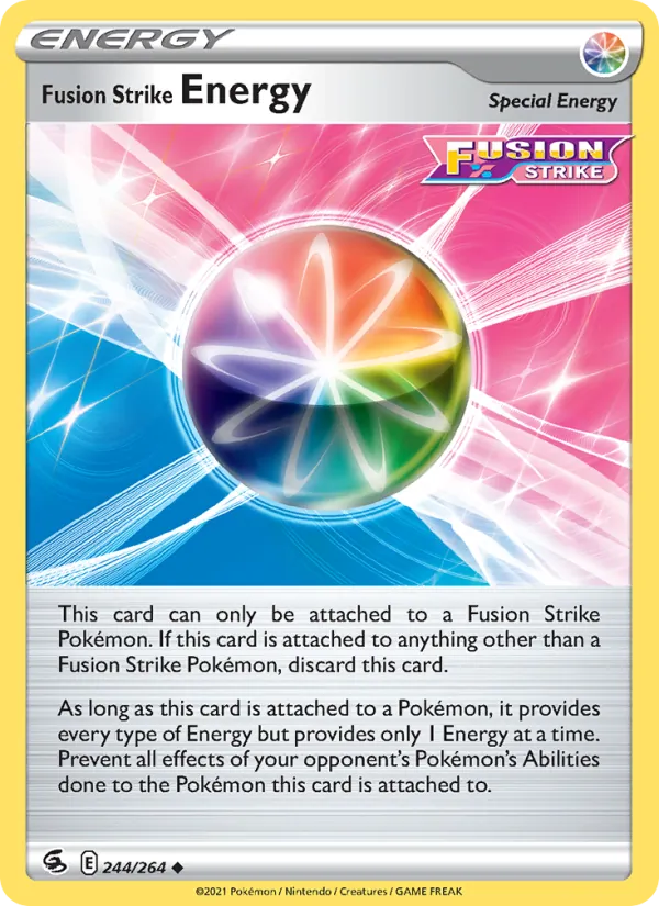 Kaart Fusion Strike Energy uit Fusion Strike, nummer 244/264