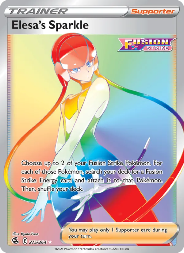 Elesa's Sparkle card from Fusion Strike, number 275/264