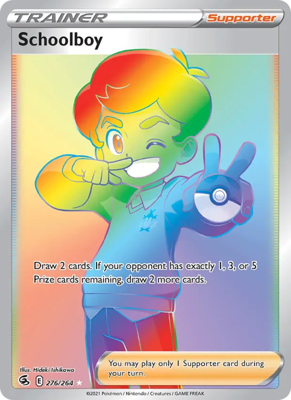 Kartu Schoolboy dari Fusion Strike, nomor 276/264